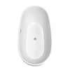 Custom image for Matte White with Polished Chrome Trim and Brushed Gold Faucet / 71
