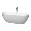 Custom image for Matte White with Polished Chrome Trim / 71