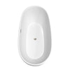 Custom image for Matte White with Brushed Nickel Trim / 71