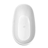 Custom image for Matte White with Shiny White Trim and Brushed Gold Faucet / 71