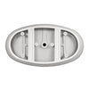 Custom image for White with Polished Chrome Trim and Brushed Gold Faucet / 66