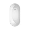 Custom image for White with Polished Chrome Trim and Matte Black Faucet / 59