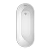 Custom image for White with Polished Chrome Trim and Brushed Gold Faucet / 67