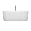 Custom image for White with Brushed Nickel Trim / 67