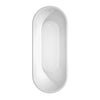 Custom image for White with Shiny White Trim and Matte Black Faucet / 67