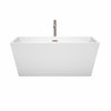 Custom image for White with Brushed Nickel Trim / 59