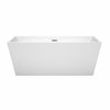 Custom image for White with Brushed Nickel Trim / 63