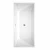 Custom image for White with Polished Chrome Trim and Matte Black Faucet / 67