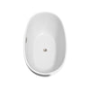 Custom image for White with Brushed Nickel Trim / 59