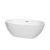 Custom image for White with Brushed Nickel Trim / 63