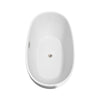 Custom image for White with Brushed Nickel Trim / 63