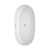 Custom image for White with Brushed Nickel Trim / 63