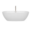 Custom image for White with Brushed Nickel Trim / 71