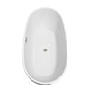 Custom image for White with Brushed Nickel Trim / 71