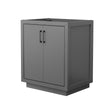 Custom image for Dark Gray with Matte Black Trim / No Mirror