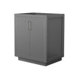 Custom image for Dark Gray with Brushed Nickel Trim / No Mirror