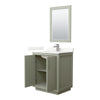 Custom image for Light Green with Brushed Nickel Trim / Giotto Quartz / 24
