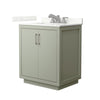 Custom image for Light Green with Brushed Nickel Trim / Giotto Quartz / No Mirror