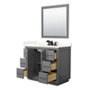 Custom image for Dark Gray with Matte Black Trim / Giotto Quartz / 34