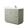 Custom image for Light Green with Brushed Nickel Trim / Giotto Quartz / No Mirror