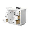Custom image for White with Matte Black Trim / Giotto Quartz / No Mirror