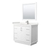 Custom image for White with Brushed Nickel Trim / White Quartz / 34
