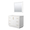 Custom image for White with Satin Bronze Trim / 34