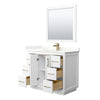 Custom image for White with Satin Bronze Trim / Giotto Quartz / 34