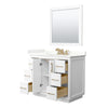 Custom image for White with Satin Bronze Trim / Giotto Quartz / 34