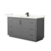 Custom image for Dark Gray with Matte Black Trim / Giotto Quartz / No Mirror