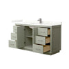Custom image for Light Green with Brushed Nickel Trim / Giotto Quartz / No Mirror