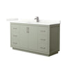 Custom image for Light Green with Brushed Nickel Trim / Giotto Quartz / No Mirror