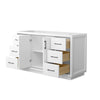 Custom image for White with Matte Black Trim / No Mirror