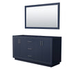 Custom image for Dark Blue with Brushed Nickel Trim / 58