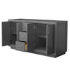 Custom image for Dark Gray with Brushed Nickel Trim / No Mirror