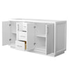 Custom image for White with Brushed Nickel Trim / No Mirror
