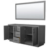 Custom image for Dark Gray with Matte Black Trim / 70