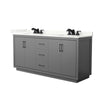 Custom image for Dark Gray with Matte Black Trim / Giotto Quartz / No Mirror