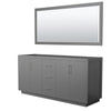 Custom image for Dark Gray with Brushed Nickel Trim / 70