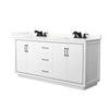 Custom image for White with Matte Black Trim / Giotto Quartz / No Mirror