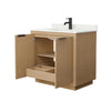 Custom image for Light Straw with Matte Black Trim / Giotto Quartz / No Mirror