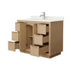 Custom image for Light Straw with Brushed Nickel Trim / Giotto Quartz / No Mirror