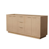 Custom image for Light Straw with Brushed Nickel Trim / No Mirror