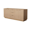 Custom image for Light Straw with Brushed Nickel Trim / No Mirror