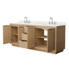 Custom image for Light Straw with Brushed Nickel Trim / Giotto Quartz / No Mirror