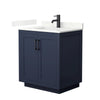 Custom image for Dark Blue with Matte Black Trim / Giotto Quartz / No Mirror