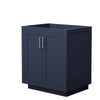 Custom image for Dark Blue with Brushed Nickel Trim / No Mirror