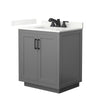 Custom image for Dark Gray with Matte Black Trim / Giotto Quartz / No Mirror