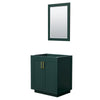 Custom image for Green with Brushed Gold Trim / 24