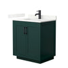 Custom image for Green with Matte Black Trim / Giotto Quartz / No Mirror